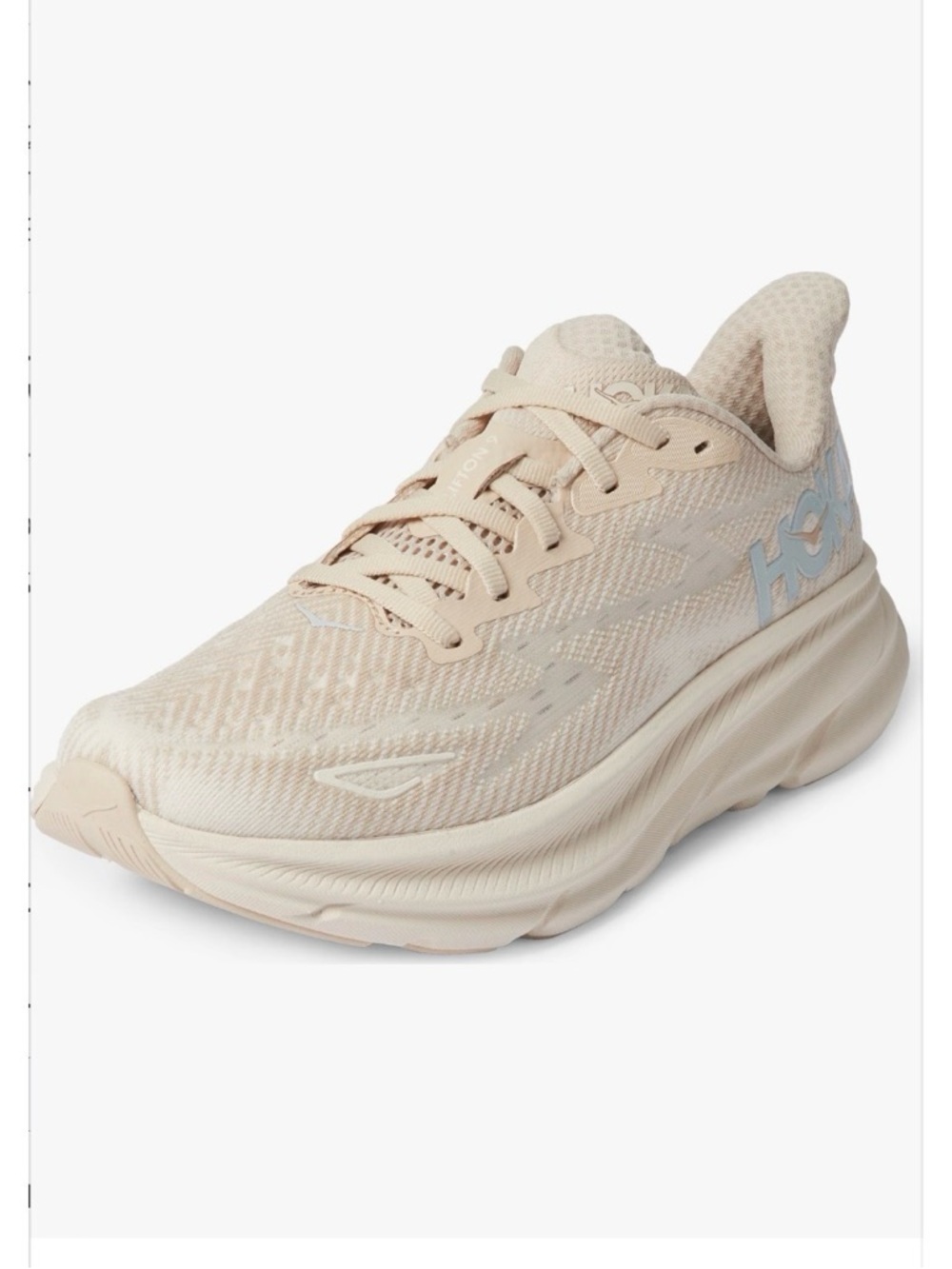 Hoka Women's Running Shoe - Sandstone with Light Gray Logo